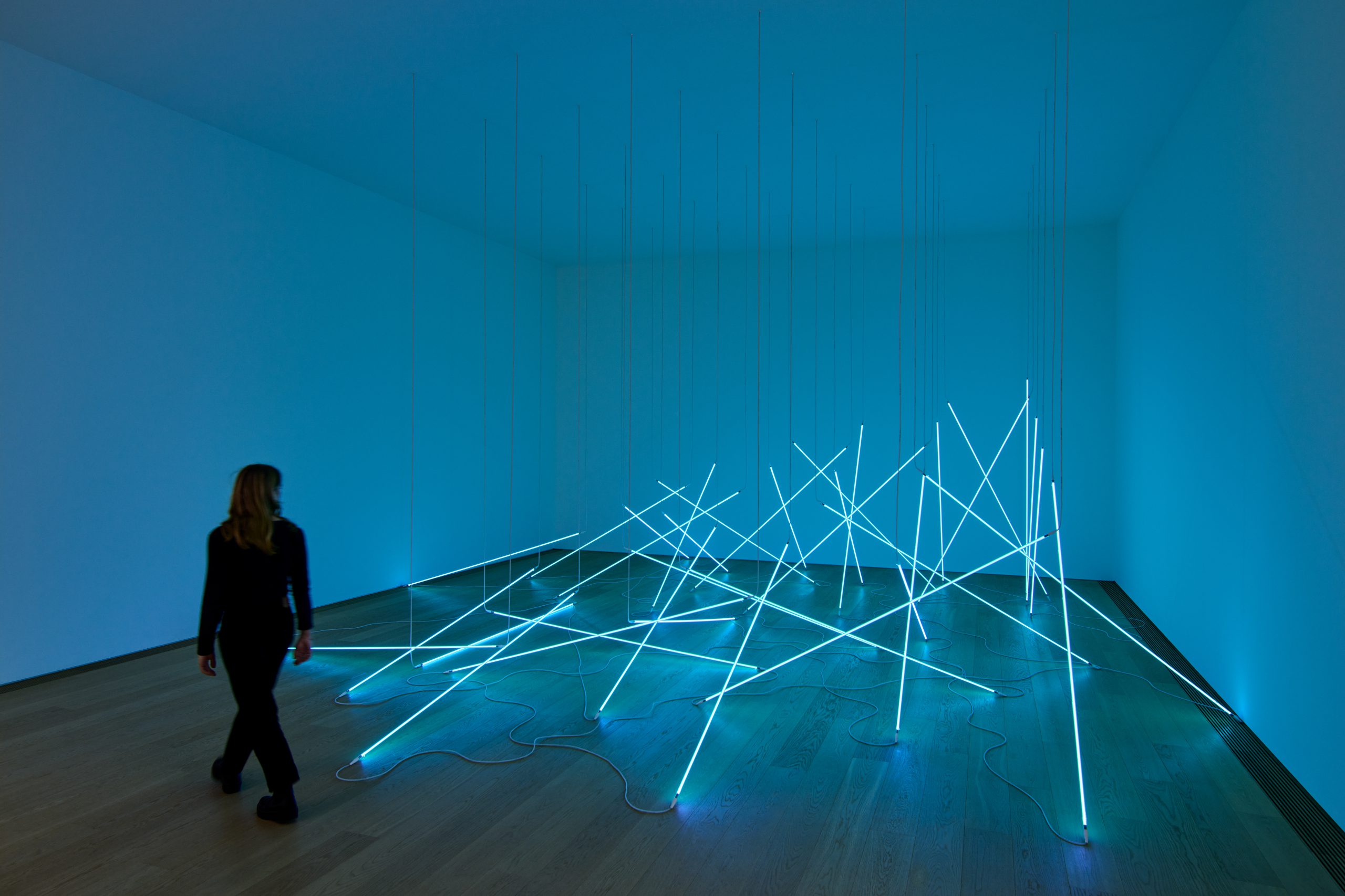 L'Avalanche, 2006 van François Morellet (1926-2016) nu te zien in Voorlinden!