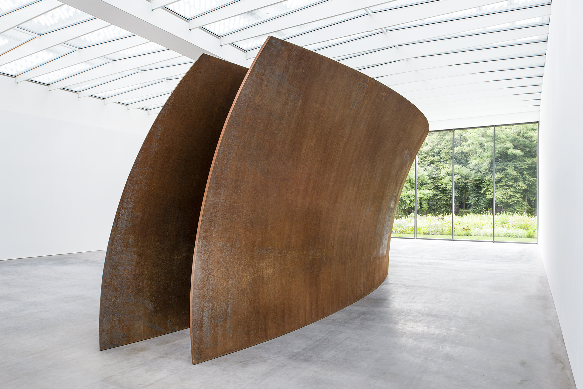 Open Ended van Richard Serra in museum Voorlinden