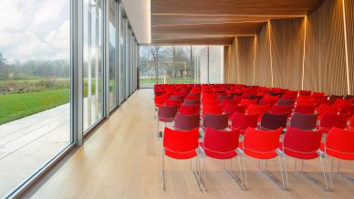 Vergaderen auditorium museum Voorlinden